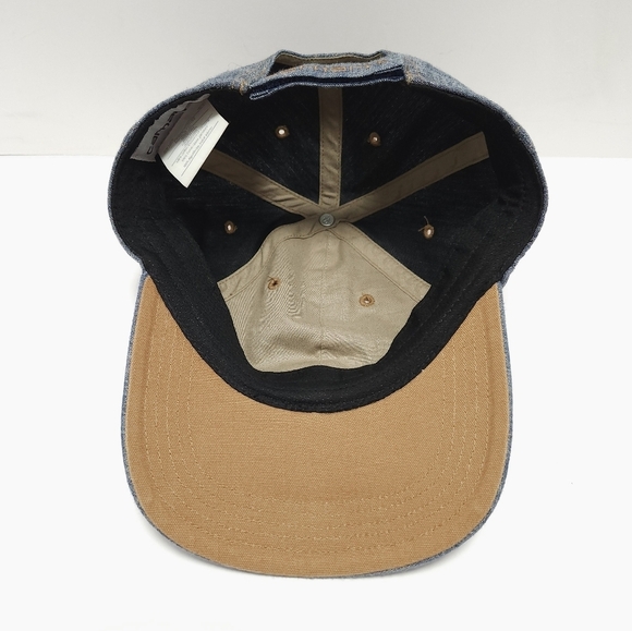 Carhartt Denim Adjustable Hat Cap Cotton Casual Workwear Baseball Men Women Blue - Picture 5 of 6
